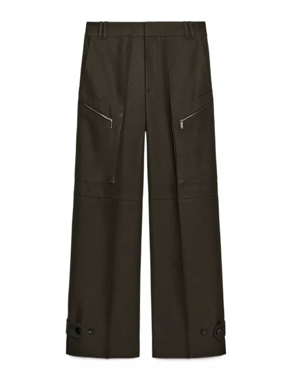 Zara Limited Edition ZW Zipper Cargo Pants